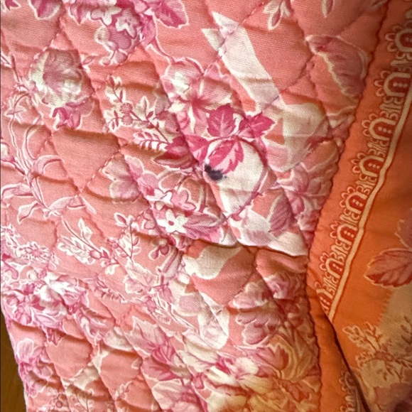 Vera Bradley Vintage Hope Toille Duffel Quilted Floral Travel Tote - Picture 3 of 4